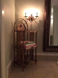 Coffee table type books by Kevyn Aucoin  and In Style