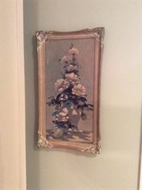 1940s floral boudoir wall art. #boudoir #art