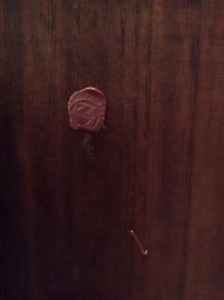 Detail of wax seal