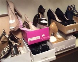 High heeled shoes by Donald Pliner, Jessica Simpson, JLo, BCBG, Melani, Bini