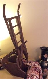 Antique Seed Drill: Seeds were gravity fed and led along plowed field rows, which added a level of ease to Asian farming life.