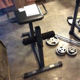 Apex hyper extension bench. 