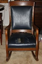 Needs a little repair but this is a high quality rocking chair!