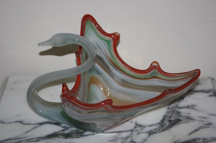There are several pieces of nice Art Glass