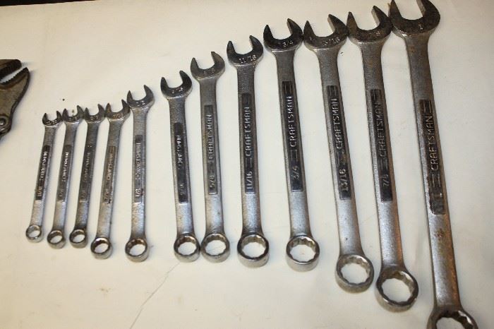 Set of Older Craftsman Wrenches