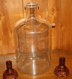 RARE Large Pyrex Medical or Chemistry Jar.  Approximately 8 Gallons
