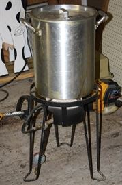 Propane Gas Burner with large Stock Pot