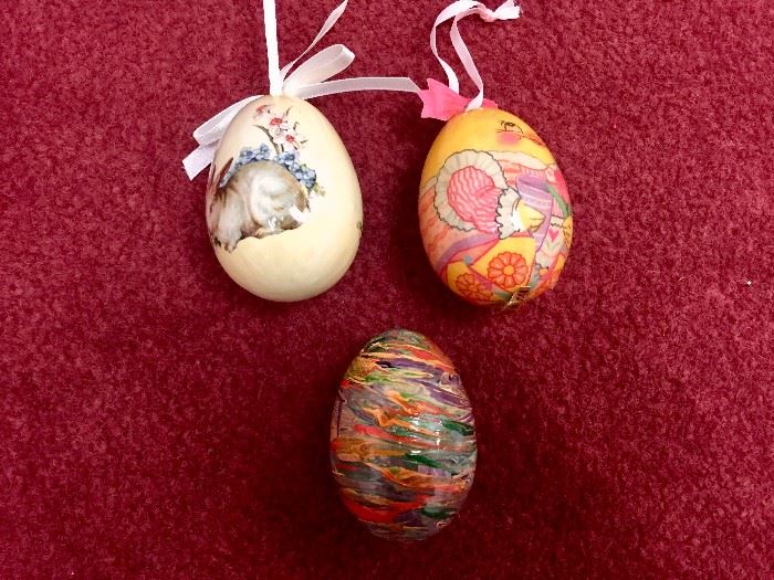 Decorative Easter eggs.