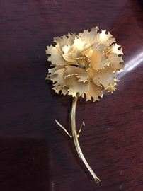 Giovanni  flower brooch.