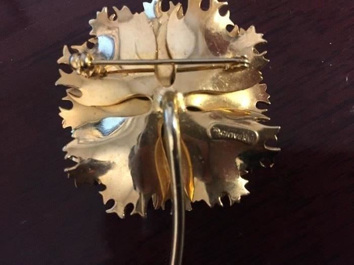 Giovanni  flower brooch.