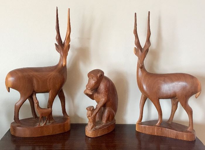 Hand Carved Wooded Animals