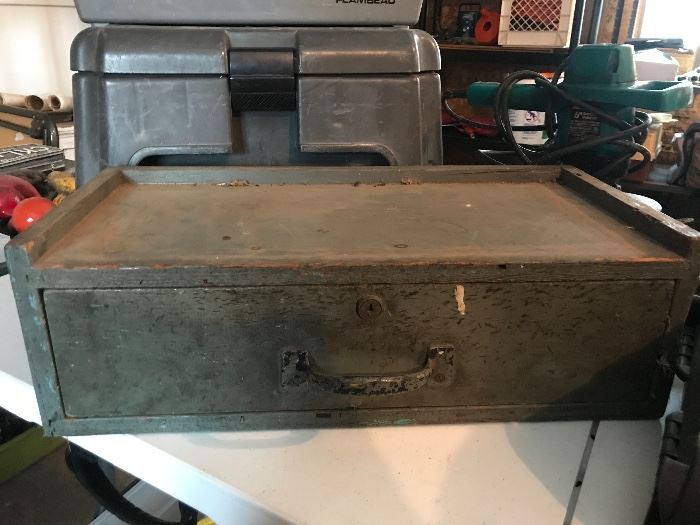 Vintage Wooden Tool BOx