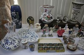 Cartier Crystal, B&G porcelain, Royal Doulton, Dresden