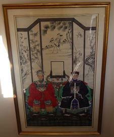 Hand Painted Emperor & Empress