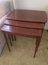 Very nice Set of Wood Nesting Tables