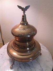 Vintage Turkish Pierced Brass Brazier