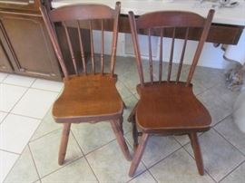 2-Side Chairs, Colonial Style