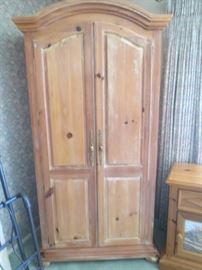 Broyhill Armoire with Matching Nightstand