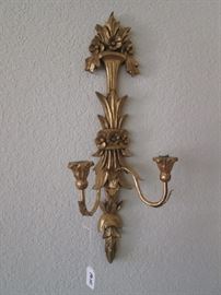 Gold Gilt Candelabra pair