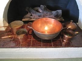 We have an assortment of Copper and Brass