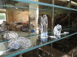 Gorgeous Signed Pieces by Waterford, Steuben and Baccarat