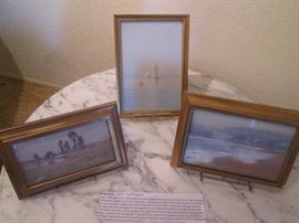 3 Watercolors by "Huffington"