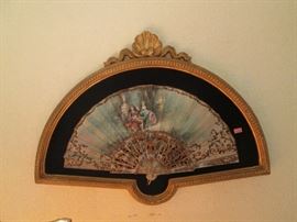 Fan in beautiful Framed Setting