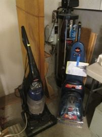 Bissell Floor Steamer and Bissell Turbo Vacuum