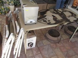 Yard Chairs and Yard Art