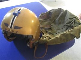 Navy Helmet and Bag