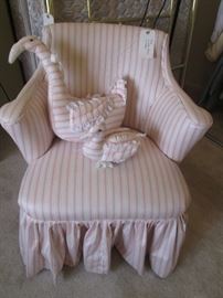 Slipper Chair with "Matching Friends"