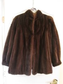 Ladies Dark Brown Mink Jacket, "Revillon", Saks Fifth Avenue