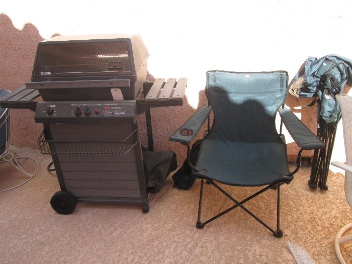 Charbroil Grill and Camping Chairs