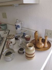 Crock, Pottery and Wood Accessories