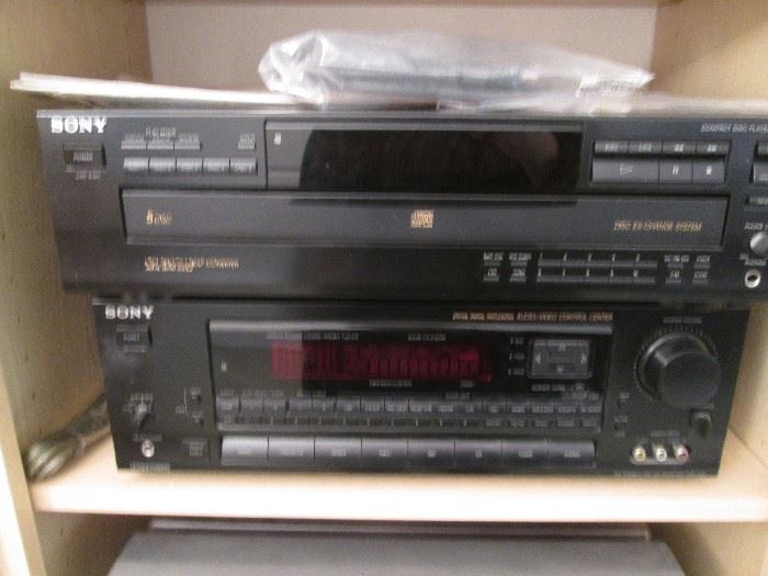 Sony Audio/Video Control Center #STR0911                         Sony Compact Disc Player #CDP-C335