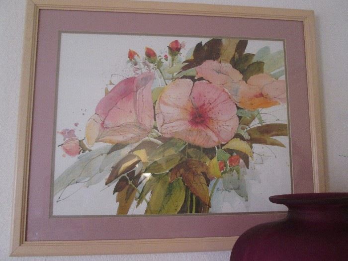 Watercolor Floral by Marilyn Simandle