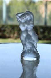 12) LALIQUE FAUNE NUDE FIGURES - LALIQUE FIGURINE "FAUNE"
Size: 5 ½ Inches High x 2.5 Inches Wide
Asking Price: $325