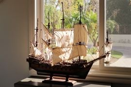 41) Antique Galleon Model Boat
Size: 34 Inches Long x 32.5 Inches High x 12.5 Inches Wide
Asking Price: $495