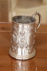 56) Large Stein Silver
Size:  5.5 Inches High x 5 Inches Wide
Asking Price: $300
