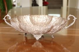 61) Silver Bowl
Size: 14 Inches Long x 8.5 Inches Wide x 3.5 Inches High
Asking Price: $1,000