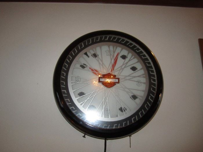Harley Davidson  clock