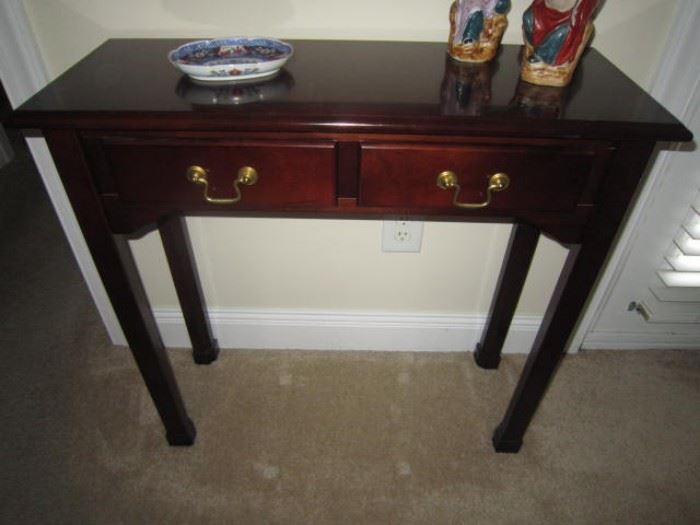 small console table