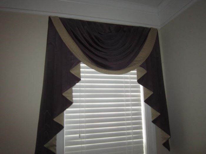 window treatments, excluding blinds are for sale