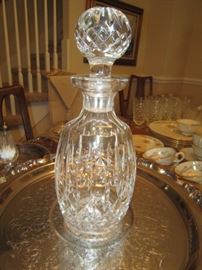 Waterford "Lismore" spirits decanter with stopper