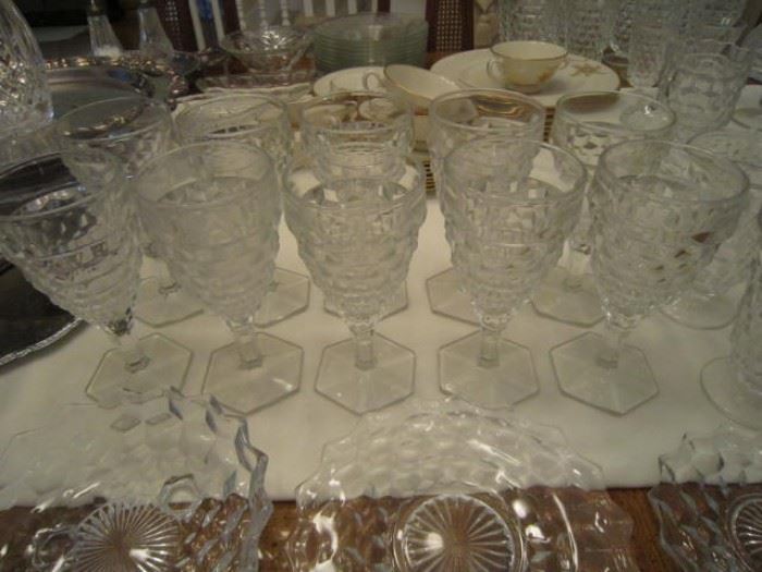 Fostoria American Clear water glasses