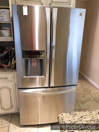 Kenmore Elite stainless-steel refrigerator