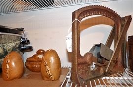 Antique cast iron nut cracker