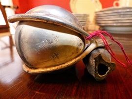 Antique Williams Bros. silverplate toothpick/match holder.  Mark indicates 1881-1920.  See wishbone detail on bottom.