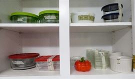 Pyrex, Anchor Hocking, Antique Royal Bayreuth tomato dish