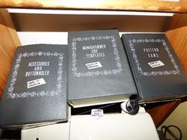 These 3 boxes are being sold with Kenmore sewing machine